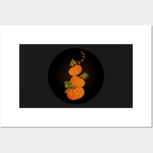 Thanksgiving Pumpkins Printable Minimal Abstract Posters and Art